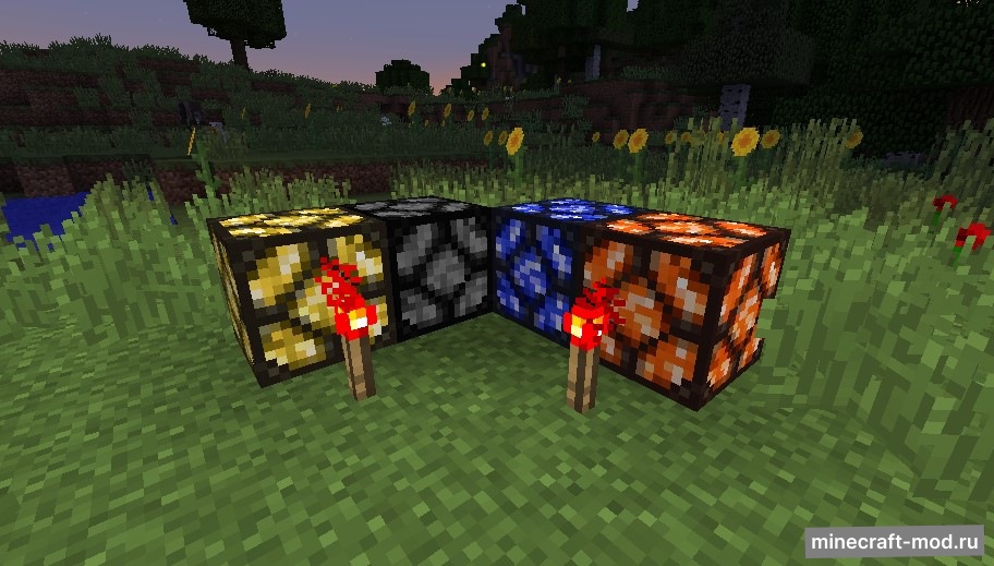 Мод ColorfulLamps для Minecraft 1.12.2