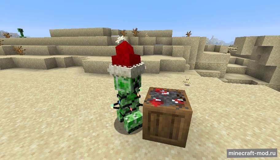 Мод Festive Creepers для Minecraft 1.16.5 - 1.16.4