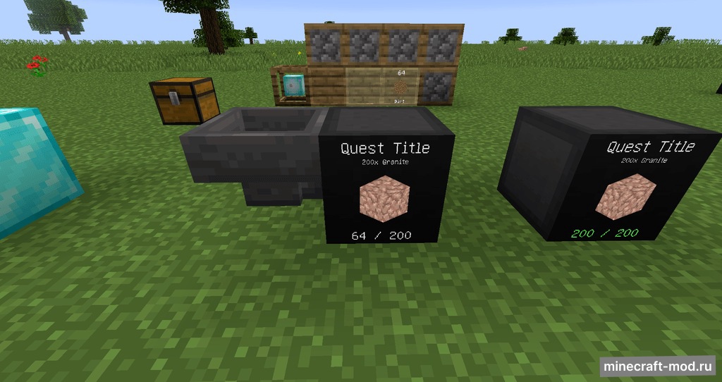 Мод FTB Quests для Minecraft 1.21.1, 1.21, 1.20.4,  ...