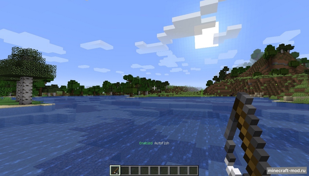 Мод AutoFish for Forge для Minecraft 1.21.1, 1.21, 1.20.4,  ...