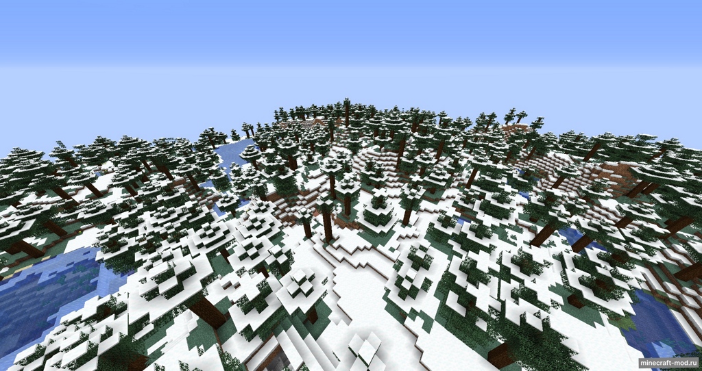 Мод Snow Under Trees для Minecraft 1.21.1, 1.21, 1.20.6,  ...