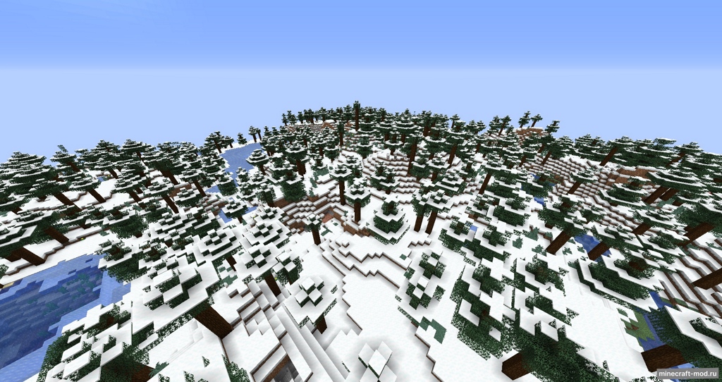 Мод Snow Under Trees для Minecraft 1.21.1, 1.21, 1.20.6,  ...