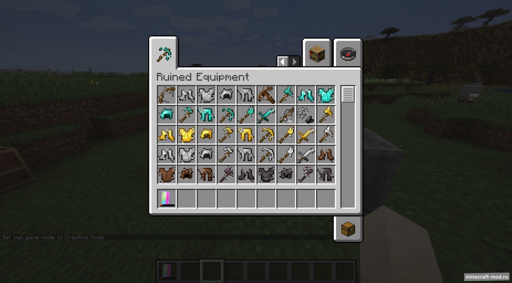 Мод Ruined Equipment для Minecraft 1.20.4, 1.20.1, 1.20,  ...