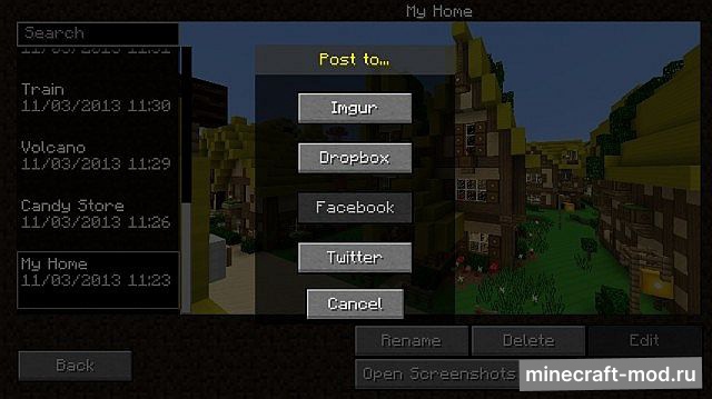 Мод VoxelCam для Minecraft 1.7.10, 1.7.2, 1.6.4,  ...